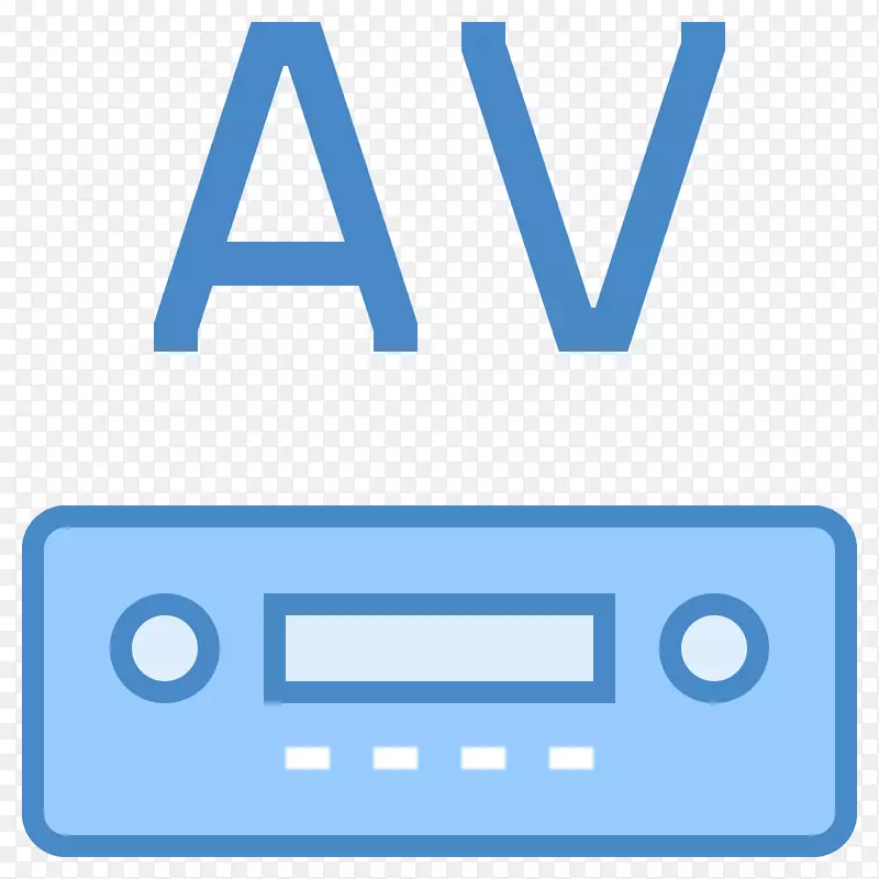 AV接收机计算机图标无线电接收机符号字体