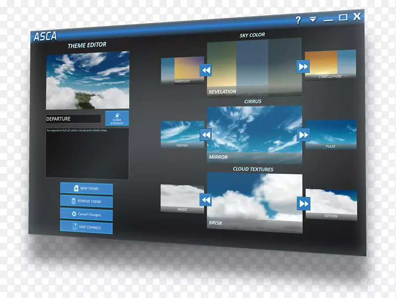微软飞行模拟器x洛克希德马丁公司准备的3D计算机软件飞行计算机程序-天空的颜色