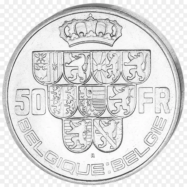 硬币线艺术白色字体-50枚硬币