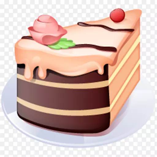 巧克力蛋糕生日蛋糕甜甜圈电脑图标巧克力蛋糕