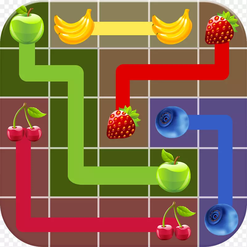 游戏线字形-水果拼图