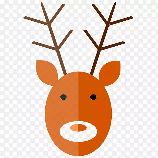 驯鹿圣诞老人电脑图标剪辑艺术驯鹿
