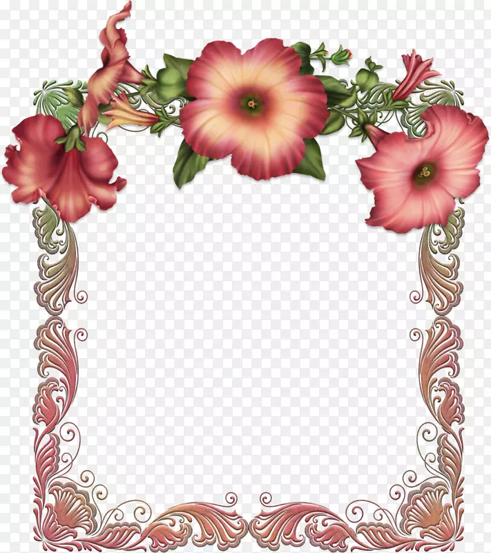 画框造型花卉设计