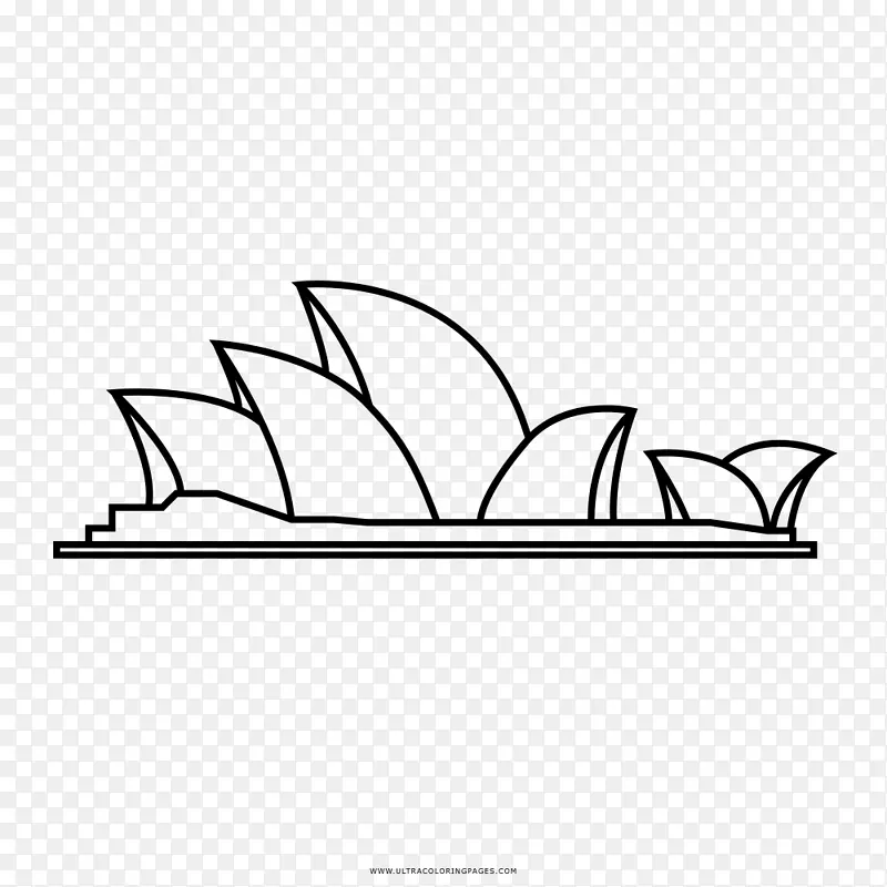 悉尼歌剧院画电脑图标剪辑艺术歌剧