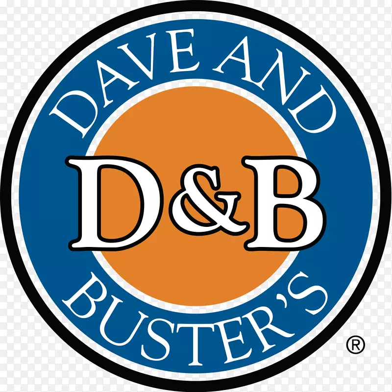 Dave&buster的徽标封装了PostScript cdr烧烤标志