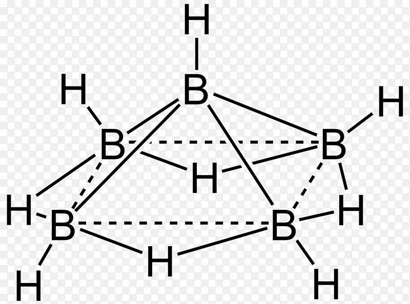 五硼烷氢化物二硼烷化学结构图
