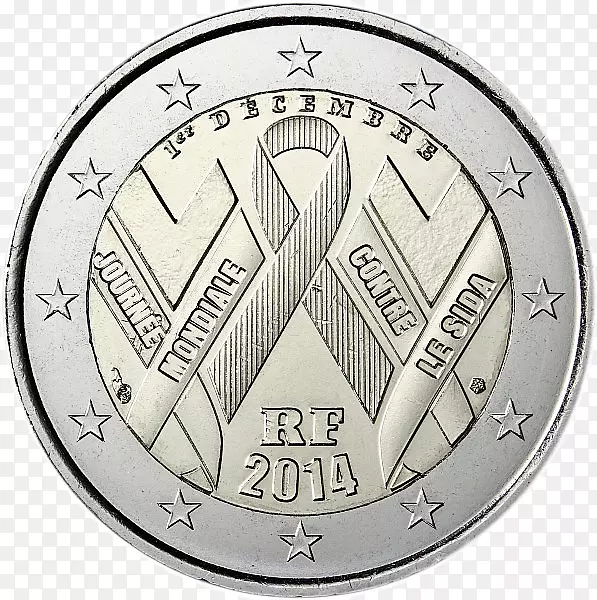 法国2欧元纪念币2欧元硬币-法国