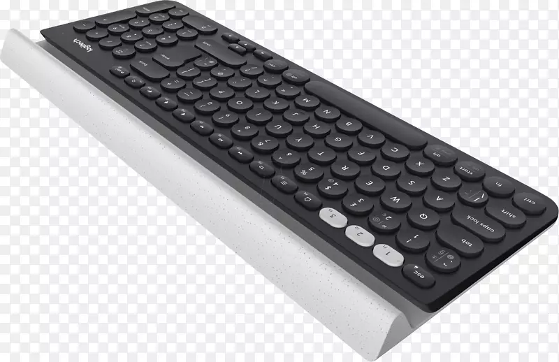 计算机键盘罗技k 780多设备罗技k 780多设备无线键盘平板电脑黑白键盘