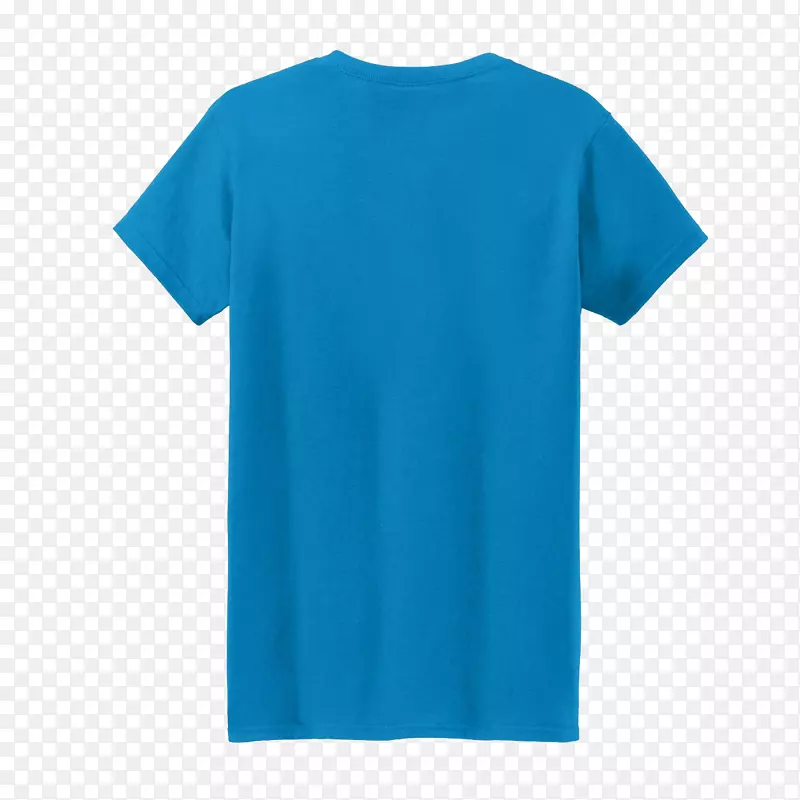 t恤吉尔丹运动服蓝色衣袖t恤模板