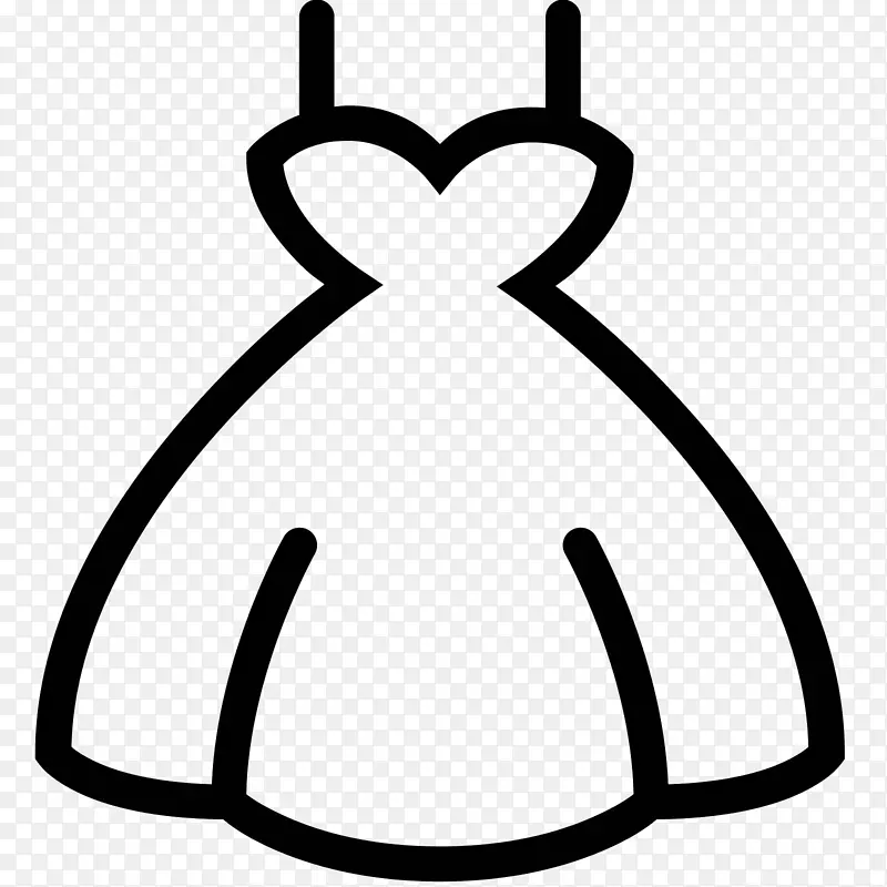 婚纱新娘电脑图标-服装系列标识