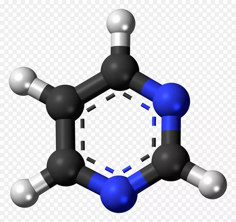 球棒模型杂环化合物1，4-二恶英化学-分子