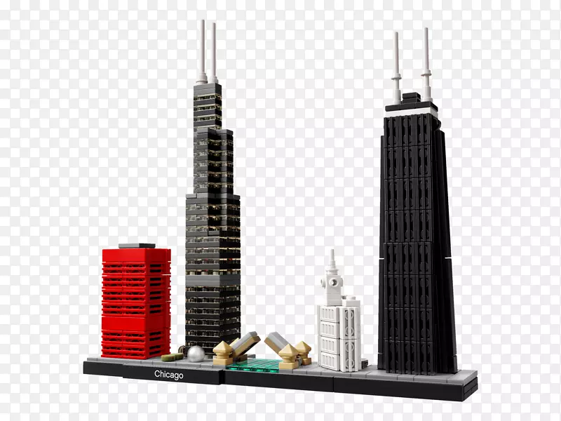 威利斯大厦芝加哥建筑基金会乐高建筑乐高21033建筑芝加哥玩具