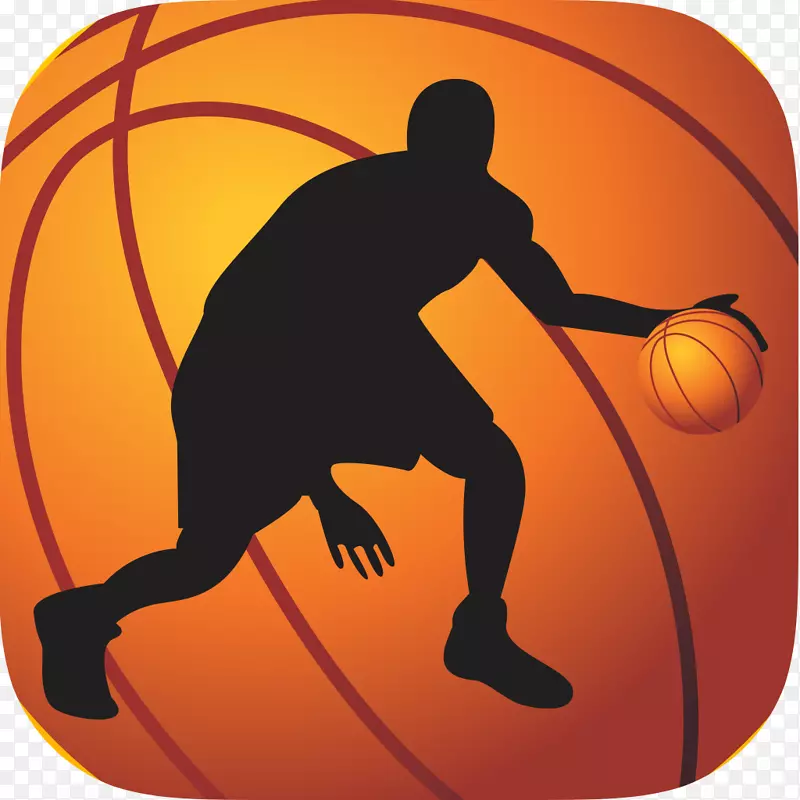 篮球运动贴纸-篮球鸵鸟
