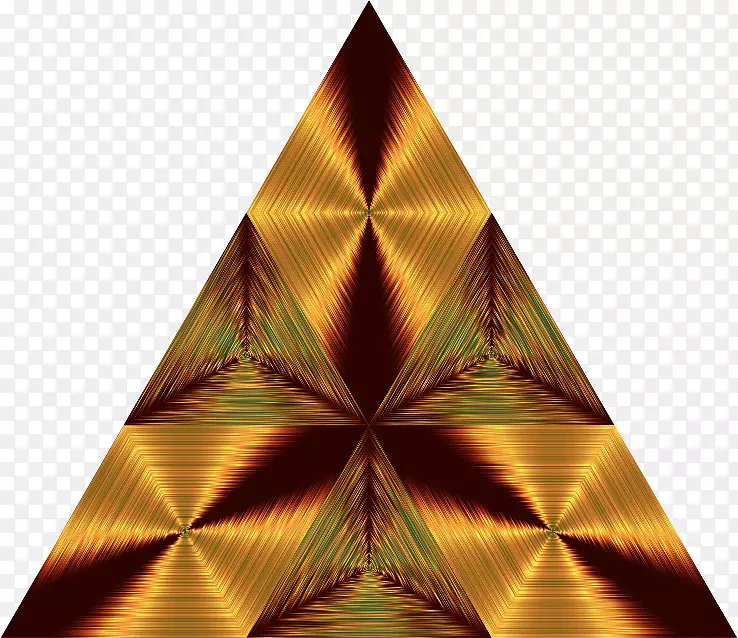 三角棱镜对称剪贴画.三角形