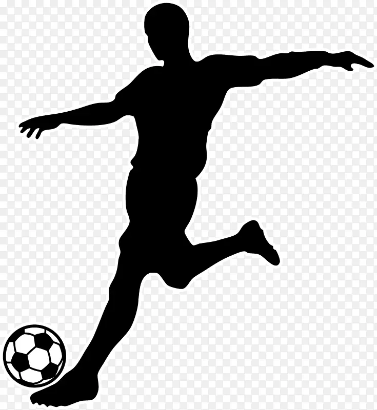 足球运动员-免费剪贴画-足球