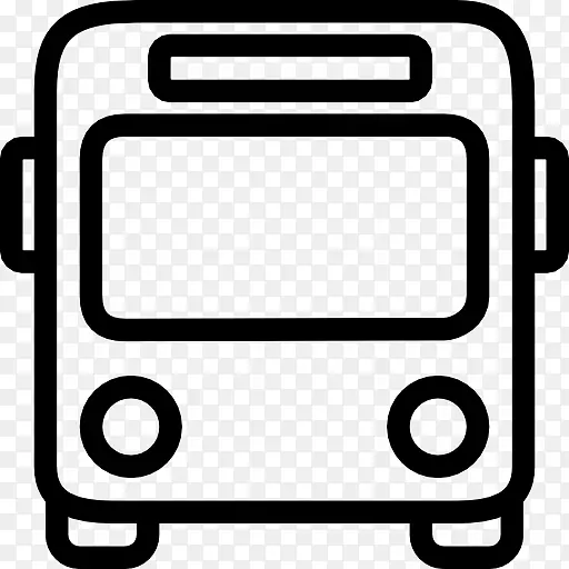 校车电脑图标公共交通-巴士