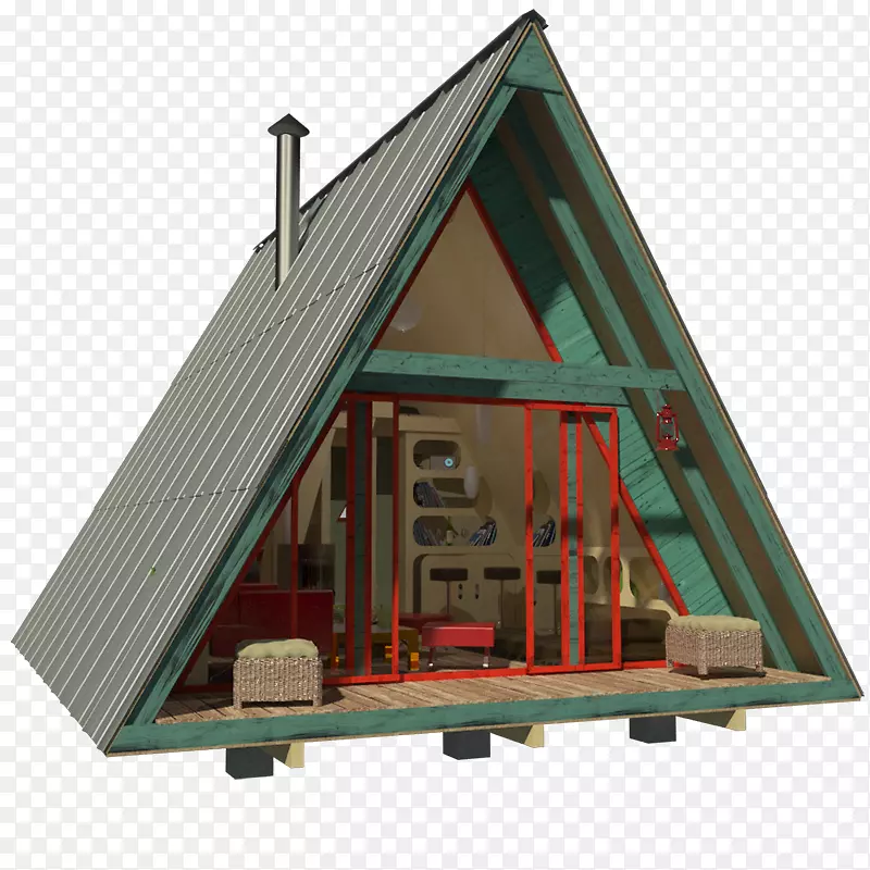 a框架房屋规划木材框架-房屋