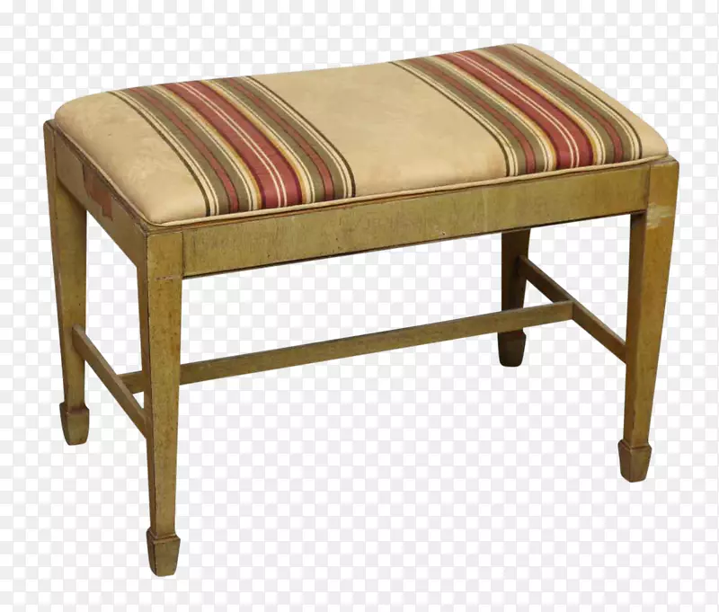 床头柜，饭厅，低矮的长凳-木制长椅