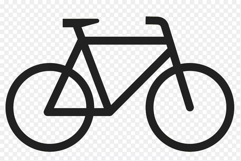 自行车电脑图标自行车剪贴画-自行车