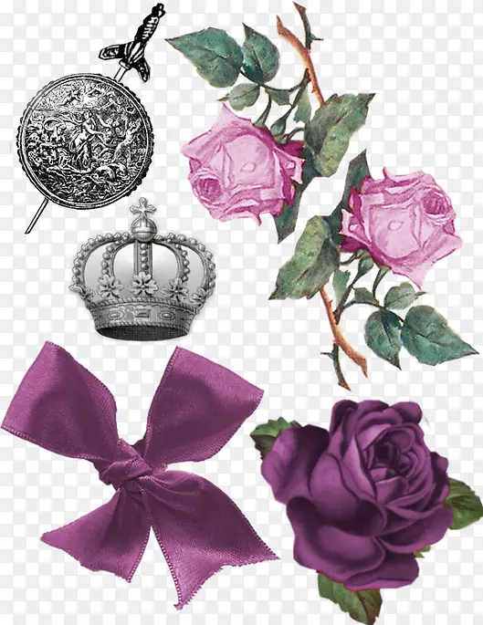 花园玫瑰，纸花设计，睡美人艺术-美丽慈悲印刷