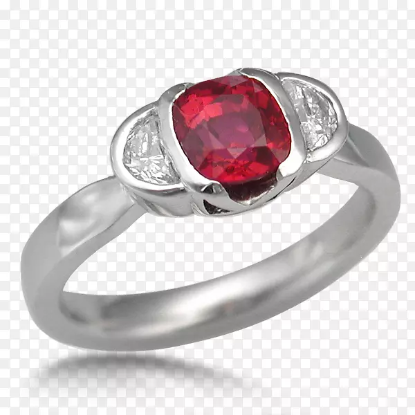 红宝石订婚戒指-罗德里格斯的纸牌鸟