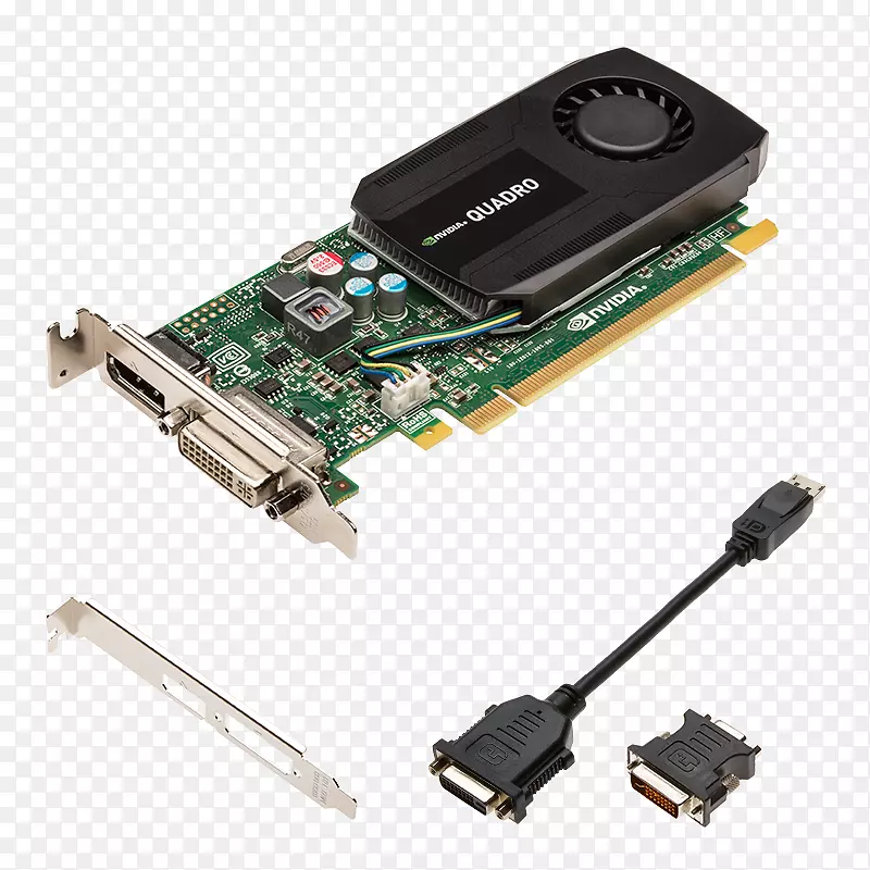 显卡和视频适配器Nvidia Quadro K 600 Nvidia Quadro 600 PCI Express-计算机