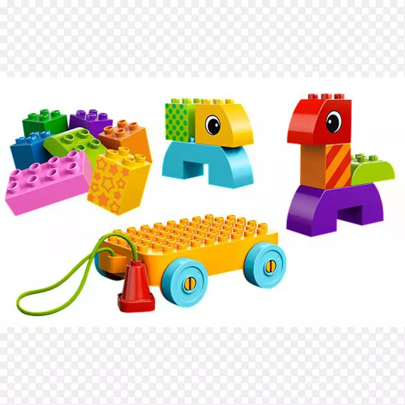 乐高杜普罗创意游戏，幼儿玩具积木，玩具积木。