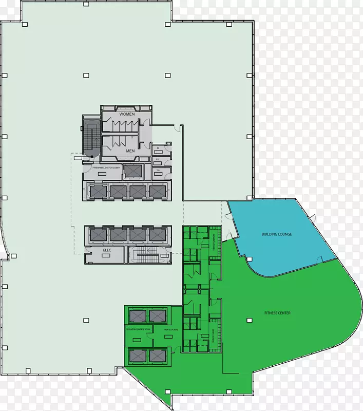 雷斯顿市中心工程.家具平面图