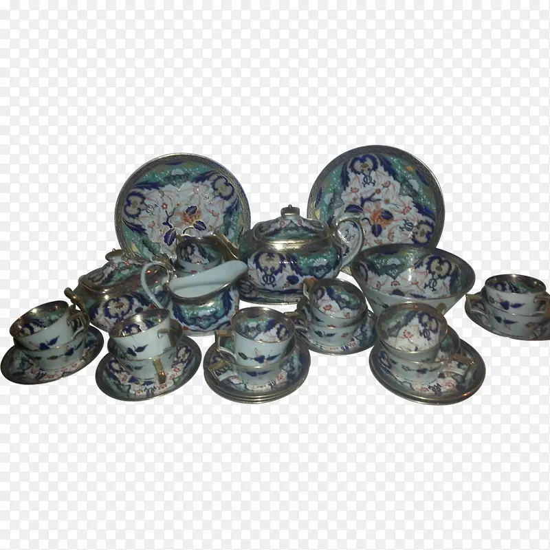 瓷茶具、伊玛利瓷器、陶器、铁石瓷器-青花瓷