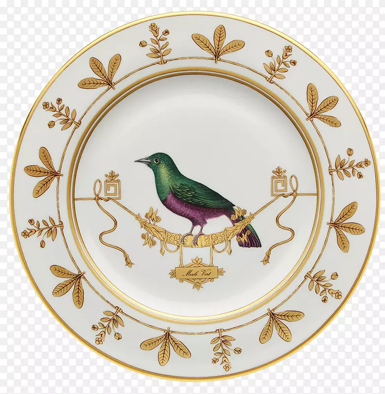 多克西亚陶瓷博物馆里查德-吉诺里达拉，迪多西亚佛罗伦萨板-手绘鸟