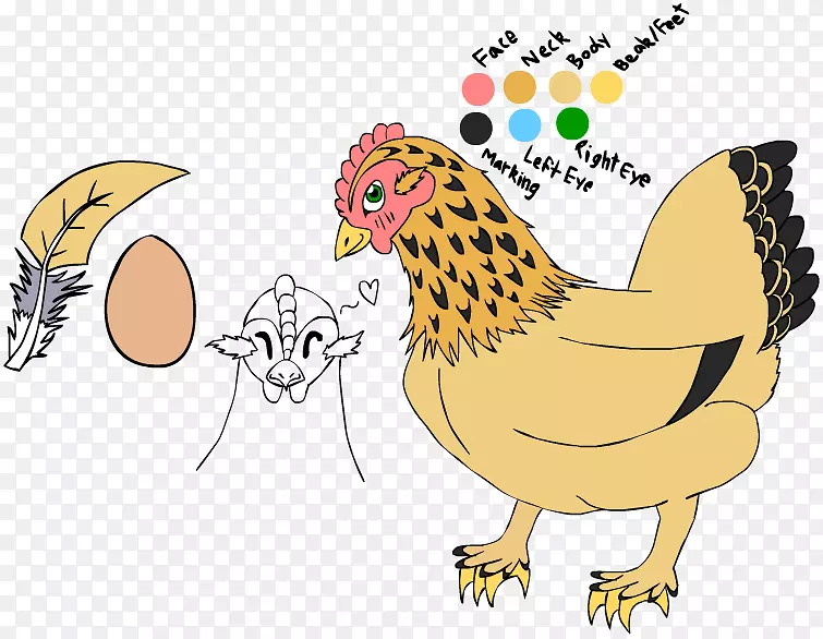 公鸡喙夹艺术设计