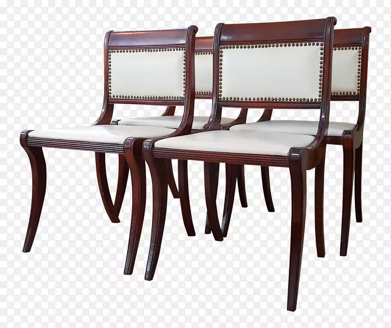 桌椅家具帝国风格餐厅-桃花心木椅