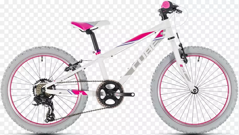 自行车立方体小子200(2018年)山地自行车-粉红色自行车