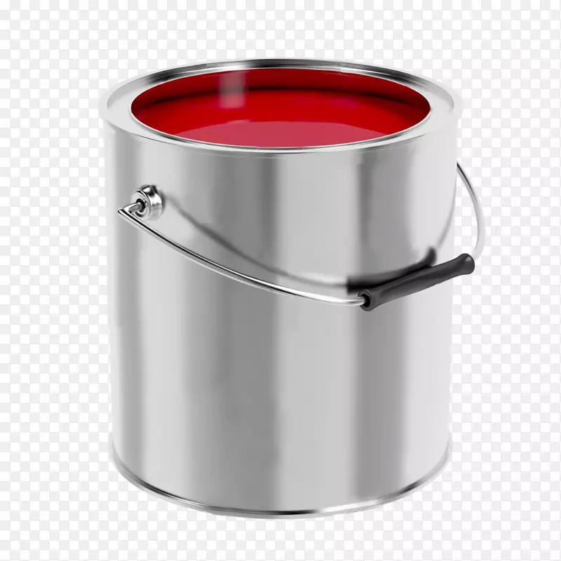 不含版税的摄影滚筒锡罐油漆桶