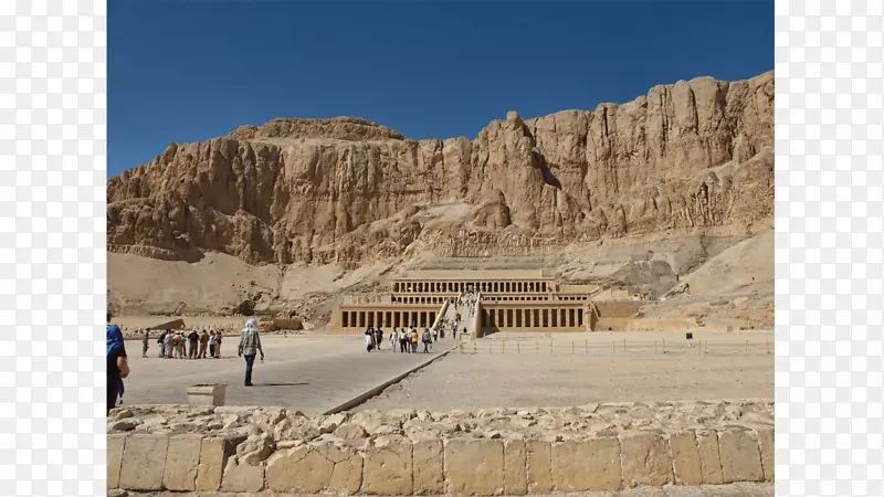 Deir el-Bahari太平间神庙，哈特谢普苏特古埃及谷的皇后庙-庙宇