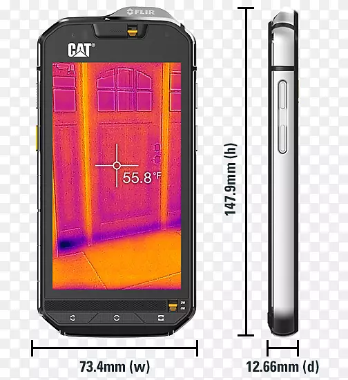 卡特彼勒公司猫手机智能手机电话热摄像-智能手机