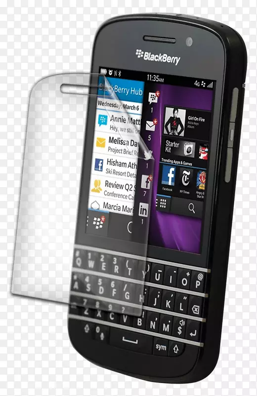 特色手机智能手机黑莓Q10机器人4手机功能-智能手机