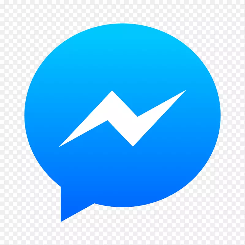Facebook Messenger蓝色对话气泡图标PNG图片素材下载_图片编号1733074-PNG素材网