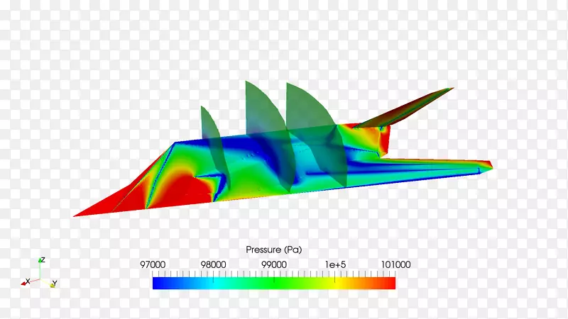 空气动力学压力洛克希德f-117夜鹰拖翼-部分