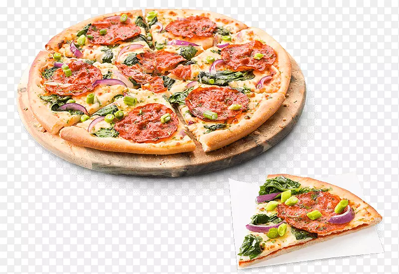 加利福尼亚式比萨饼西西里披萨意大利菜意大利腊肠披萨