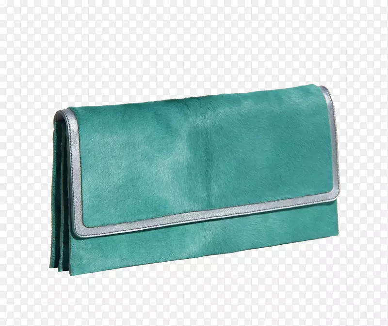 手提包钱包长方形绿松石钱包