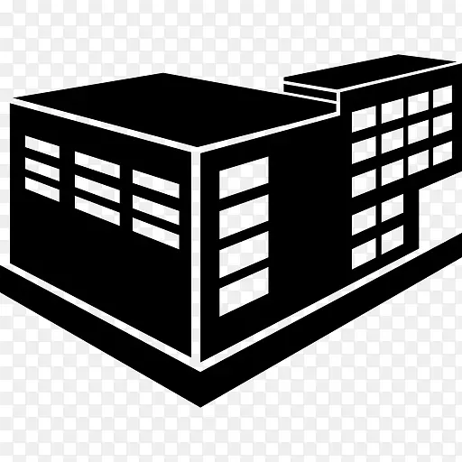 工业建筑工厂建筑工程计算机图标建筑