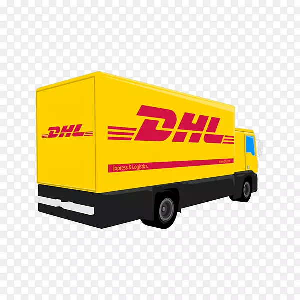 DHL速递电脑货物标志-电脑