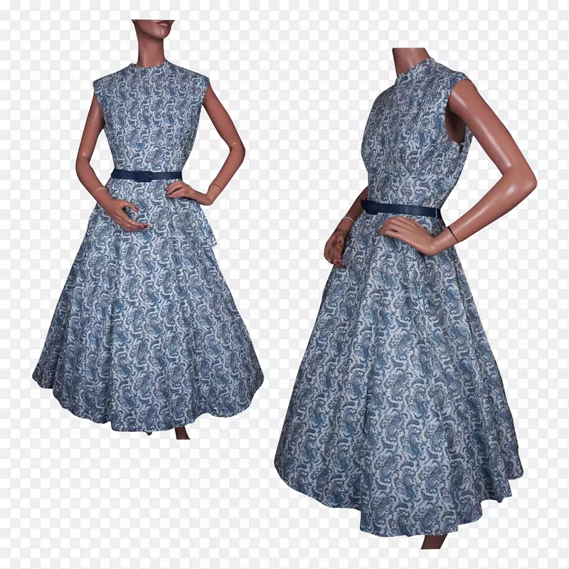 20世纪50年代60年代连衣裙时尚新装