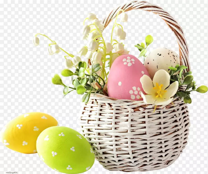 复活节兔子彩蛋复活节篮子寻蛋-复活节
