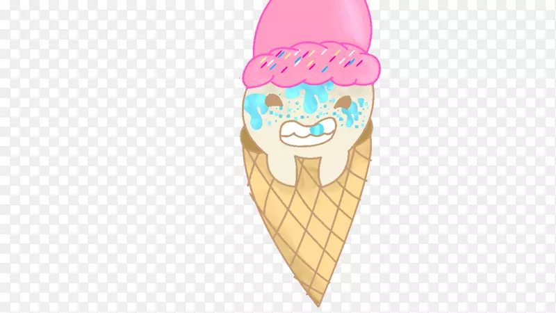 冰淇淋锥味冰淇淋