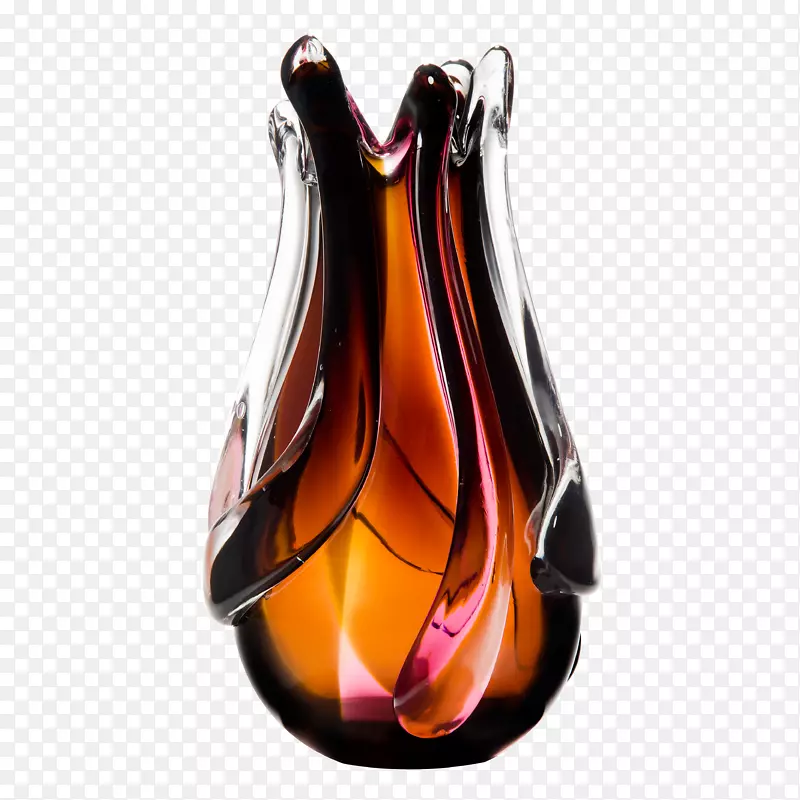 玻璃艺术花瓶艺术玻璃铜鼓花瓶设计