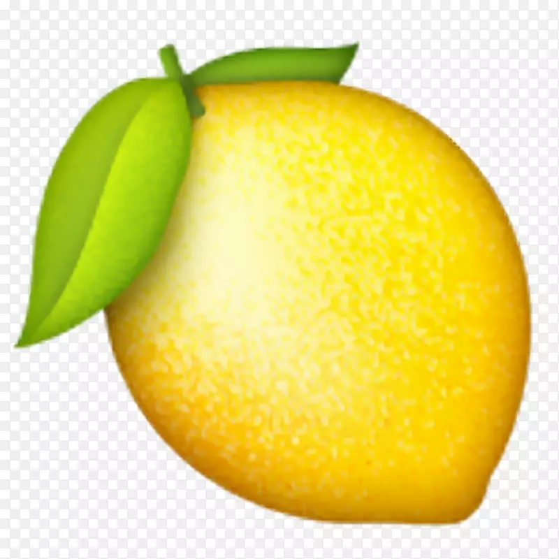 表情弹出！柠檬水iPhone-表情符号