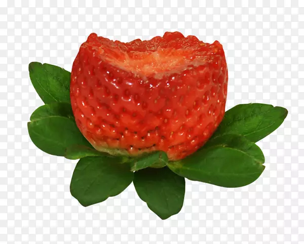 草莓素食料理水果沙拉水果杯-草莓