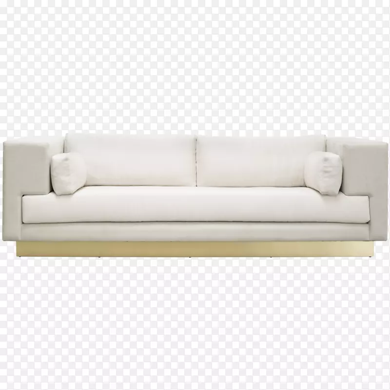 沙发床沙发滑盖垫-白色沙发
